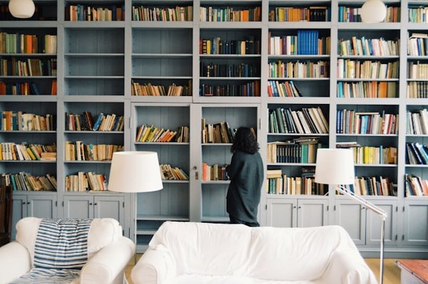 Comment concevoir un espace de rangement pour les livres dans un salon minimaliste ?