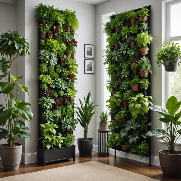 Comment créer un jardin vertical intérieur avec un système d'arrosage automatique ?