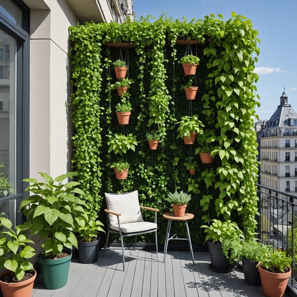 Comment utiliser des plantes grimpantes pour créer un écran végétal sur un balcon urbain ?