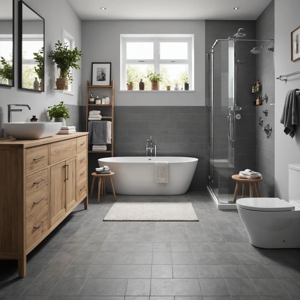 Comment choisir un revêtement de sol antidérapant pour une salle de bain senior?