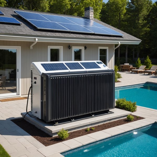 Quels sont les critères de choix pour un système de chauffage hybride (électrique et solaire) pour piscine ?