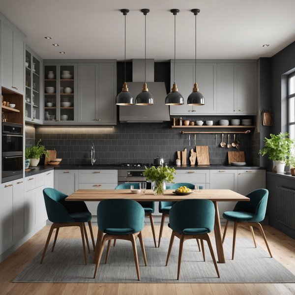 Comment créer un coin repas convivial dans une cuisine ouverte ?
