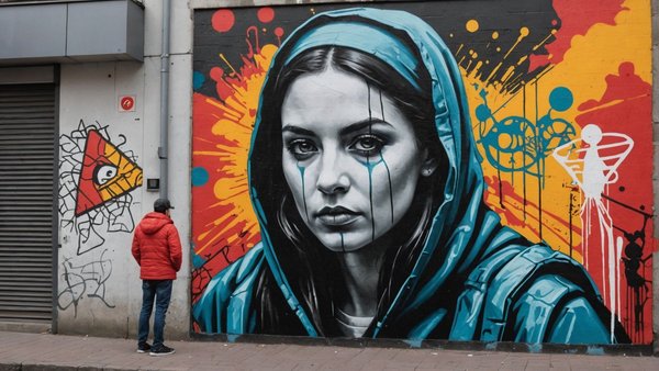 Explorez les tableaux street art pour une déco moderne