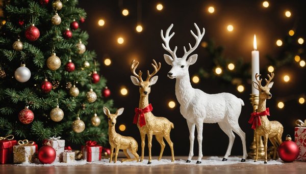Animaux de noël décoratifs pour sublimer vos vitrines